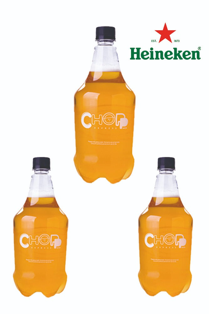 Kit Chopp Heineken Growler 3 litros + Copo Heineken
